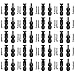 Sun YOBA 20 Pairs Cable Connectors Male/Female Safety Seal Ring Waterproof Solar Panel Cable Connectors Black