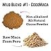 Wild Blend #1 Powder Drink Mix With Cocoa Powder and Raw Maca Powder for Smoothies, Shakes, Coffee, Baking - Health, Performance, Nootropic (#1 CocoMaca - 4 oz)