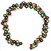 Jusdreen 6 Foot Christmas Balls Ornaments Fireplace Shatterproof Strip Balls Tree Hanging Christmas Decorations Rattan Balls - Red&Gold&Green
