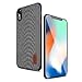 Mofi iPhone X Case Covers with Art Cloth & Soft TPU Edge and Full-Edge Protection Shock- Absorbing and with Great Grip Fully Compatible for iPhoneX(Gray) primary