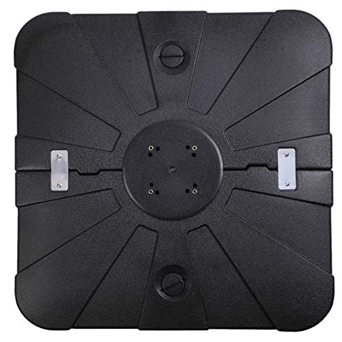 Sunnyglade 33" x 33" Offset Patio Umbrella Base Sand/Water Filled