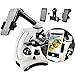 Solomark Compound Student Monocular Microscope with Smartphone Adapter, 40X - 800X All Metal Optical Glass Lenses with Microscope Prepared, Blank Slides and Black Storage Bag