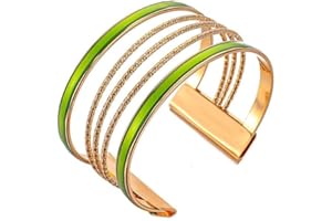 CHOISTILY Gold Bangles for Women Chunky Gold Bracelet Cuff Bracelet Gold Bracelet Stack Arm Cuff Bracelet Chain Bracelet Statement Bracelet Jewelry Gifts for Girls Trending Bracelets for Women 2024