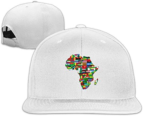 Africa Flags Flat Bill Snapback Hats Baseball Caps For Men Women