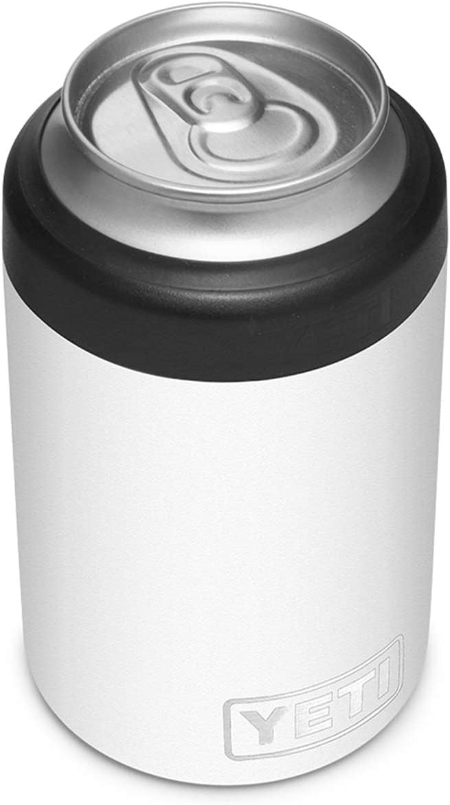 Yeti Colster, Stainless Steel, Can Insulator, White, 12oz (330ml)