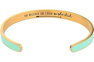 LIUANAN Womens Cuff Bracelet, My Badass Girl Gang Bracelet Multiple Color Cuff Friendship Adjustable Christmas Holiday Gift Bracelet for Girls, Teen, Women, Bridesmaid With Gift Box