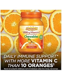 Suplemento dietético masticable Emergen-C Suplemento dietético masticable, tableta con vitamina C y...