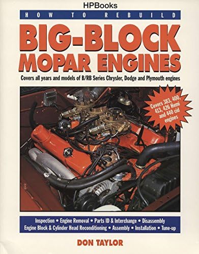 How To Rebuild Big-Block Mopar Engines: Covers All Years and Models of B/Rb Series Chrysler, Dodge and Plymouth Engines