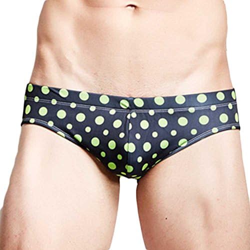 GTOUTO Men's Boys Swim Briefs Dots Printing Swim Shorts Bath Suit