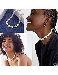 KOORASY Natural Cowrie Shell Choker for Women Handmade Seashell Pearls Adjustable Summer Boho Hawaii Wakiki Beach Necklaces Jewelry Girls …