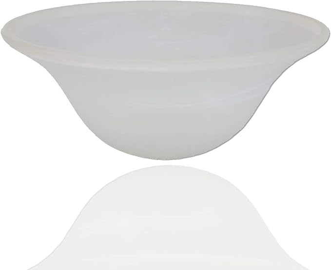 Alabaster White Glass Lamp Shade Replacement for Floor Lamp Lamp