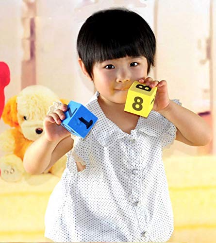 30 Pieces Alphabet Letters and Numbers Baby Toddlers Foam Blocks,Boys