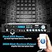 Pyle Multi-Channel Bluetooth Power Amplifier - 3000 Watt Audio Rack Mount Home Speaker Sound Stereo Receiver FM Radio, USB, Headphone, RCA, Dual Microphone w/ Echo, LED, Wireless Streaming P3001AT