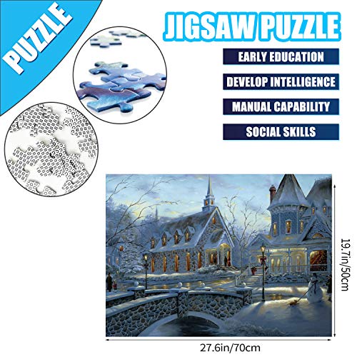 Jigsaw Puzzles 1000 Pieces for Adults Romantic Town Educational Fun