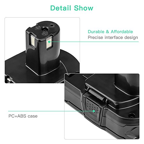 Dosctt 2 Pack 2.5Ah P102 Battery for Ryobi 18V One Plus Lithium Battery One+ Compact 18 Volt Power Cordless Tools P103 P105 P107 P108 P109 P122 - Thumbnail 5