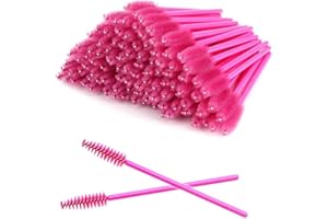 100PCS Disposable Eyelash Brush, Mascara Lash Wands Makeup Brushes Applicators Kits for Eyelash Extensions and Eyebrow Brush 