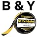 KwikSafety Tiger Shark Black/Yellow Stripe Anti Slip Tape | 2” x 60’