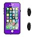 ImpactStrong Compatible with iPhone 7/8 Waterproof Case [Fingerprint ID Compatible] Slim Full Body Protection - Purple