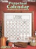 Perpetual calendar charted for cross stitch by