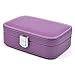 KLOUD City® Jewelry Box Organizer Display Storage Case for Travel Home Use (Purple)