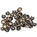 50pcs Round Studs Spots Nailheads 9mm Antique Brass