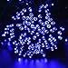 Dolucky Solar Christmas Decorations Lights, 72ft 2-Pack Solar Christmas Lights Outdoor Waterproof, 8 Modes Solar Lights String Waterproof Outdoor for Balcony Wedding Yard Fence (Blue, 200Led)
