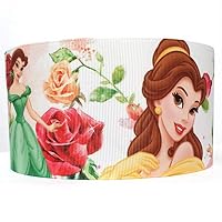 Crazy Discount Ribbon 1.5" Beauty and The Beast Princess B5 Printed