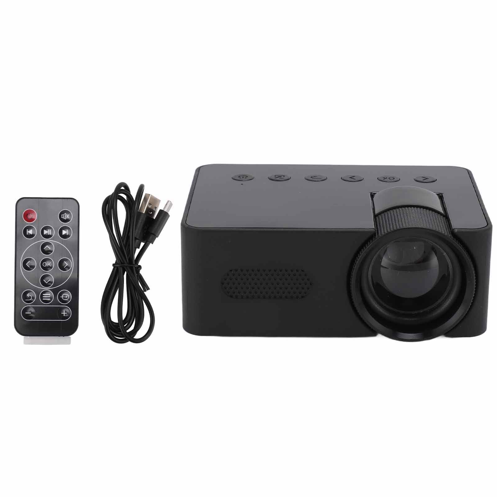 Mini Portable Projector for Home Theater, HD 1080P Full HD Video Projector, Compact & Lightweight for Indoor Outdoor Use