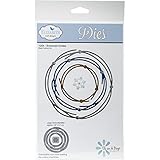 Elizabeth Craft Designs 1254 Metal Die Entwined Circles, Approx 4.6