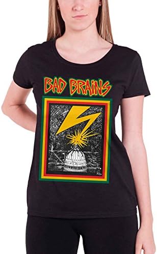 Bad Brains 'Bad Brains' Womens Fitted T-Shirt (medium)