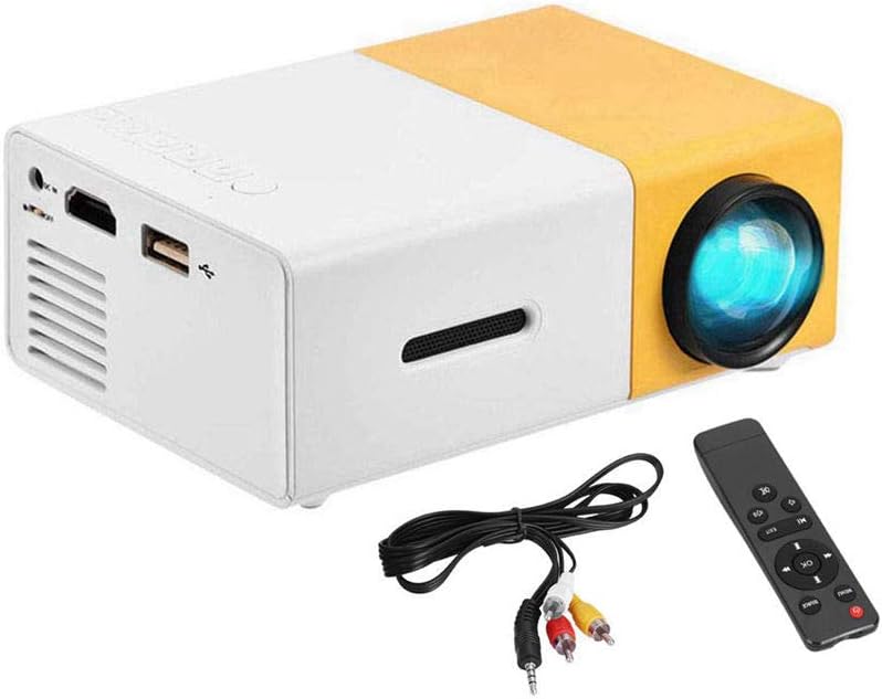 Smart Projector, Portable 6000 Lumens LED Mini Projector, 1080P Home
