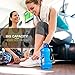 2.2L Half Gallon and 1.3L 550ml Big Capacity Large Water Bottle Water Jug Container BPA Free Plastic with Carrying Loop Leakproof Water Bottle for Fitness Camping Training Bicycle Gym Outdoor Sports
