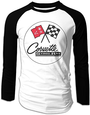Hane Sea Men's Corvette Long Sleeve Neck T-Shirt Contrast Color