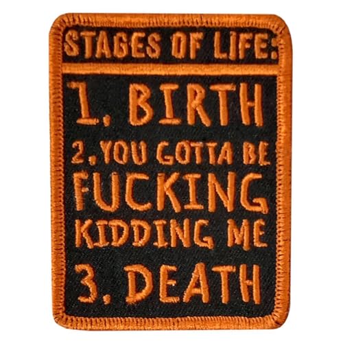 Milwaukee Leather Stages of Life 2.25" x 3" Embroidered Patch - 2.25W X 3H