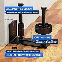 Lvyesea 2 Pack Sliding Barn Door Bottom Guide, Barn
