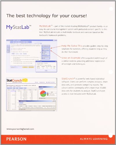 Statistics for Psychology, Books a la Carte Plus NEW MyLab Statistics with eText -- Access Card Package (6th Edition)