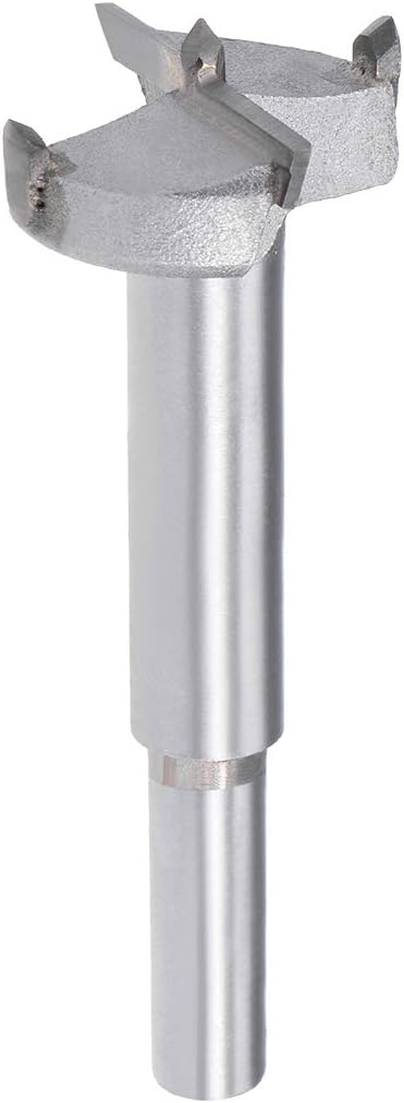 uxcell Carbide Hinge Boring Forstner Drill Bit, 28mm Diameter, 8mm Shank