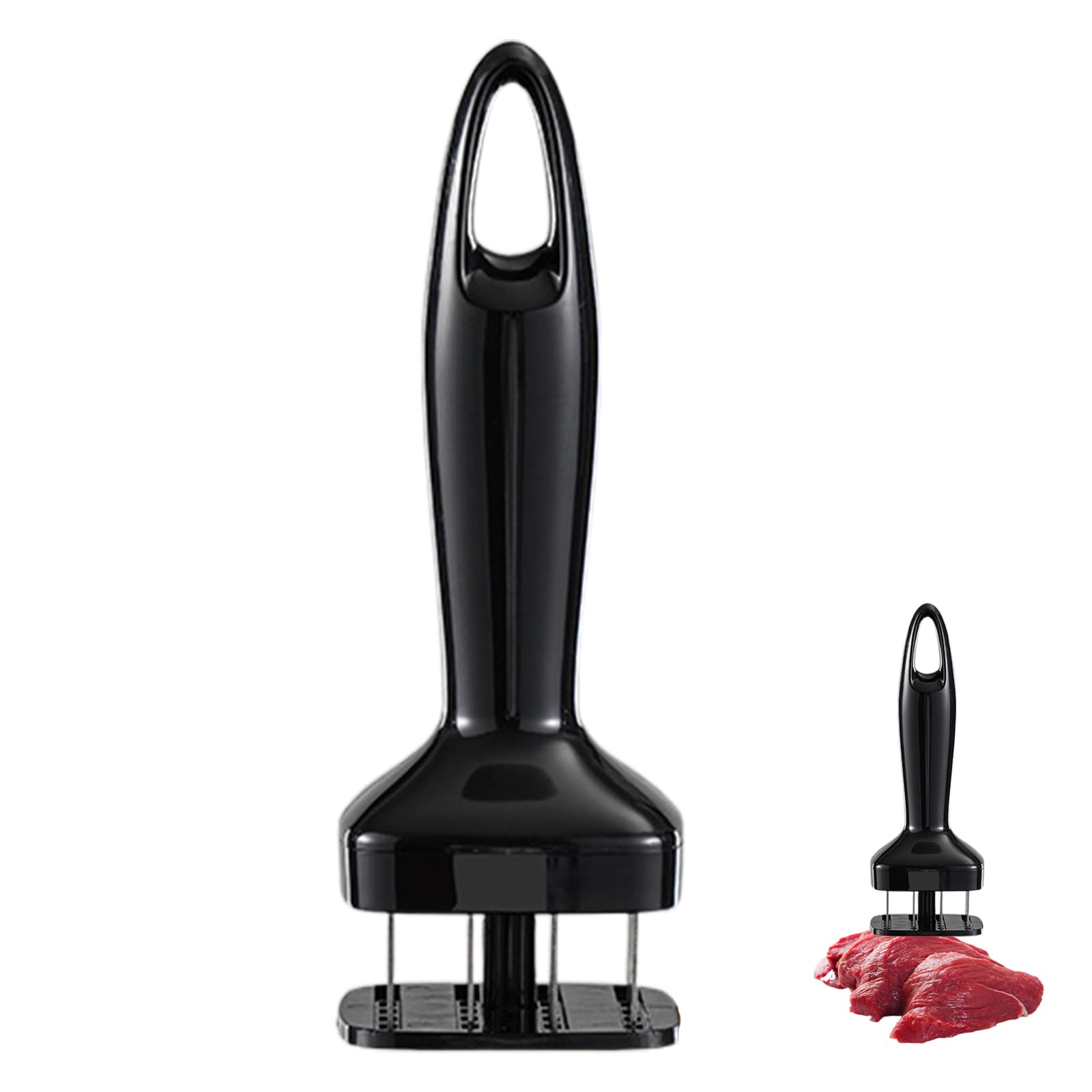 Meat Tenderiser Needle Tool, Stainless Steel Needle Manual Meat Tenderiser Needle Tool, Manual Meat Tenderiser Needle Tool for Kitchen Cooking Chicken Breasts, Pork, Chicken, Steak, Fish and Beef