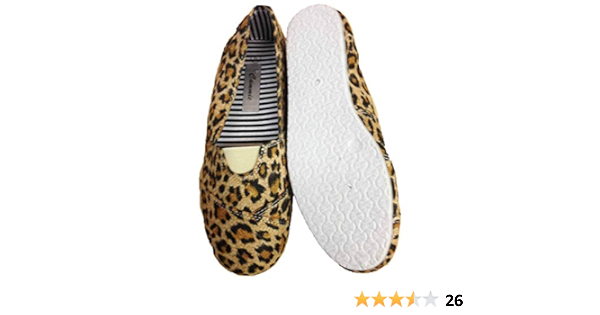 raw edge animal print canvas slip on