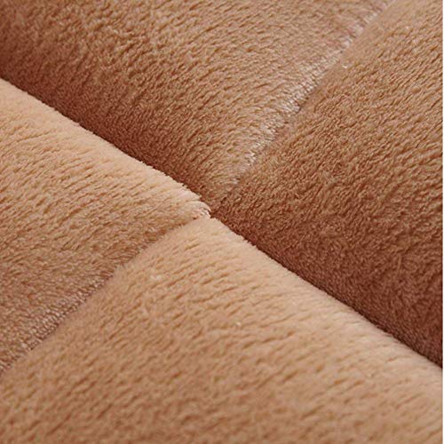 V-mix Floor Futon Mattress Japanese Twin Sleeping Pad Tatami Mat Bed Roll Up Mattress Flannel Topper - Thumbnail 3
