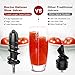Juicer, Doctor Hetzner Slow Masticating Juicer Extractor with Reverse Function, Cold Press Juicer Machine with Quiet Motor, Juice Jug and Brush for High Nutrient Fruit and Vegetable Juice
