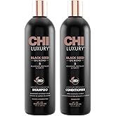 CHI Brand Luxury Black Seed Oil Blend Gentle Cleansing Shampoo & Moisture Replenish Conditioner 12 Fl Oz Each (pack Of 2)