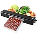 Vacuum Sealer Machine, ROSKY Automatic Food Sealers Vacuum Packing Machine Mini Portable Home Vacuum Sealing System with Led Indicator Lights and 10 pcs Sealer Bags for Food Preservation/Starter Kit