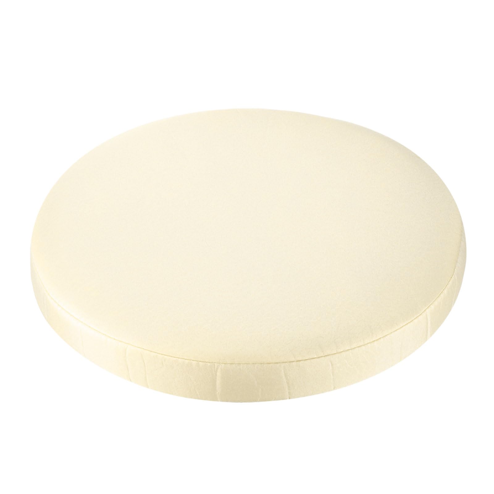 Uxcell Bar Stool Cushions, 12 Inch Round Bar Stool Cover Seat Cushion, Suitable for Chairs Stool Slipcovers, Beige