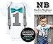 Noah's Boytique Circus First Birthday Outfit Boy with Circus Tent Number One Red Suspenders and Bow Tie Cake Smash Carnival 12-18 Months
