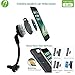 AIRENA Gooseneck Cell Phone Holder for Car, Car Phone Mount with 3.4A Dual USB Charging Ports for iPhoneXS XS Max XR X 8 7 6s 6 5s Samsung Note 9 8 7 S9 S8 S7 Google Nexus (Dual USB Port)
