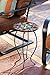 Evergreen Garden Tiffany-Inspired Floral Side Table for Patio or Garden Indoor Outdoor Side Tables for Your Patio, Lawn, Garden or Home Décor