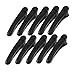 uxcell Plastic Lady DIY Accessories Hairdressing Barrettes Hair Clips 10 Pcs Black