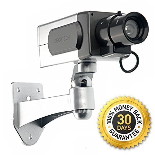Blindspotter Motion Detector Dummy Camera - Best Inexpensive Alternative / Supplement For Security - Includes E-book 