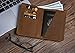Habitoux Crazy Horse Genuine Cow Leather Passport Holder Travel Wallet Card Holder - RFID Blocking Bifold Wallet for Men and Women
